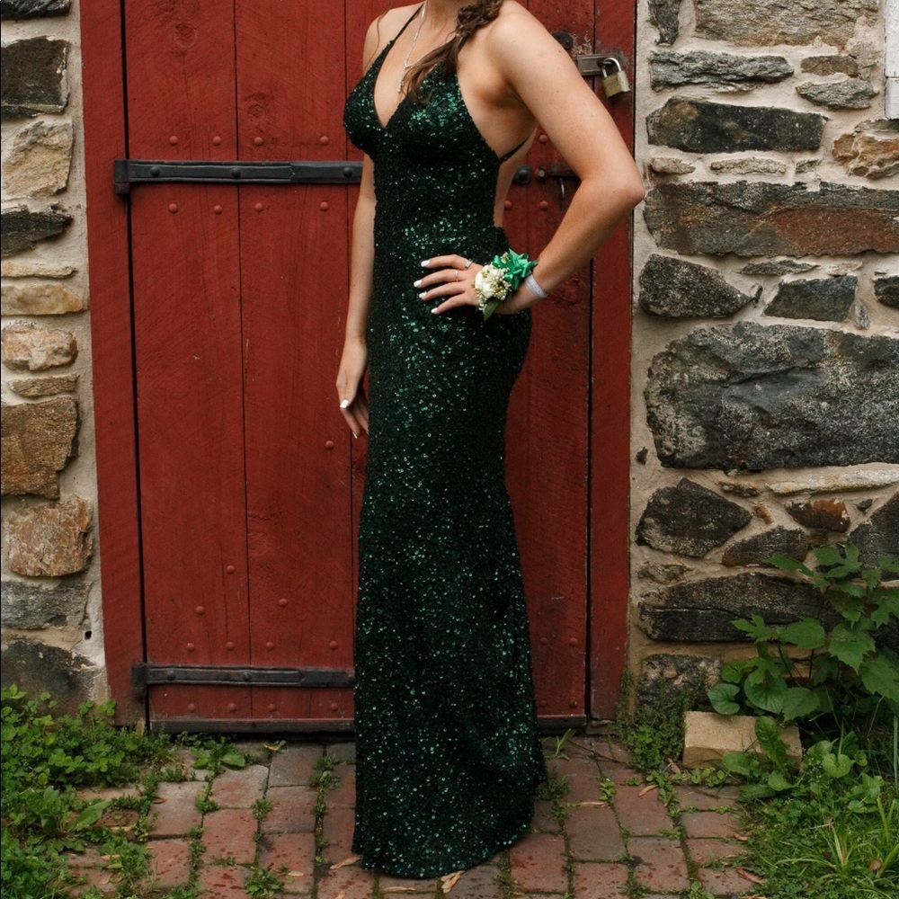 Green Scala Prom Dress